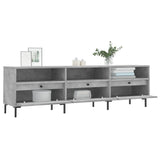 TV Cabinet Concrete Grey 150x30x44.5 cm Engineered Wood 831288