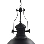 Ceiling Lamp Black Round E27 281624