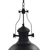 Ceiling Lamp Black Round E27 281624