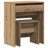 Dressing Table Artisan oak 60 x 40 x 75 cm Engineered wood 868871