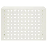 Air Conditioner Cover White 100 x 50 x 70 cm Steel 8014130