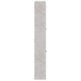 Shoe Cabinet Concrete Grey 59x17x108 cm Engineered Wood 342529