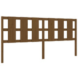 Bed Headboard Honey Brown 205.5x4x100 cm Solid Wood Pine 818013