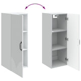 Wall-Mounted Cabinet White 33 x 34.5 x 90 cm Engineered Wood 898925