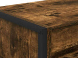 Book Cabinet Smoke Oak 60 x 30 x 86.5 cm Engineered Wood 886386