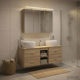Bathroom Furniture Set 4 pcs Sonoma Oak 3407017