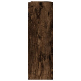 Bathroom Mirror Cabinet Smoked Oak 62.5x20.5x64cm Engineered Wood 826351