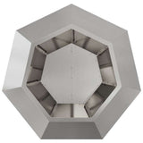 Planter Silver 75 x 75 x 60 cm Stainless Steel 884046
