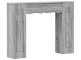 Fireplace Surround Grey Sonoma 102 x 20 x 102 cm 8006639