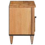 TV Cabinet with Drawer Natural 80 x 33 x 46 cm Solid Mango Wood 4018277
