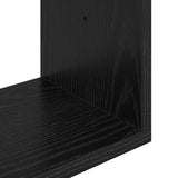 Wall Shelf Black Oak 70 x 20 x 100 cm Engineered Wood 8012149