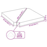 Umbrella Weight Plates 2 pcs Black Granite Triangular 14 kg 4100003