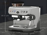 15 Bar Coffee Machine, with Adjustable Grind, Steamer and Accessories - Silver Colour T3398P329462