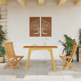 Garden Dining Table 110x56x75 cm Solid Wood Acacia 366372