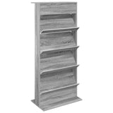Magazine Rack Grey Sonoma 70 x 41 x 156 cm Engineered Wood 899524