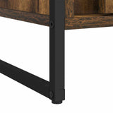 Warderobe with Door Smoke Oak 50 x 50 x 200 cm Engineered Wood 3403018