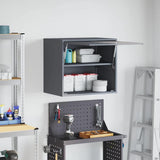 Wall Cabinet for Garage with Gas-lift Door Anthracite 883270