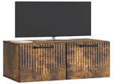 Wall-Mounted TV Cabinet Smoked Oak 59.5 x 31 x 30 cm 899050