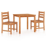 Garden Dining Set Natural Teak Solid Teak Wood Standard Durable 3157177