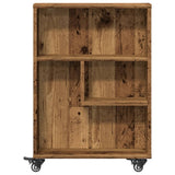 Narrow Storage Trolley Old Wood 48x13x68 cm Engineered Wood 855230
