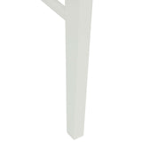 Dining Chair 2 pcs White and Natural 43 x 44.5 x 77 cm 42020488