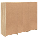 Sideboards with LED Lights 3 pcs Sonoma Oak Engineered Wood 3209123
