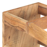 321626 Wine Rack for 5 Bottles Solid Acacia Wood