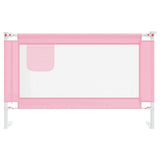 Toddler Safety Bed Rail Pink 120x25 cm Fabric 10200