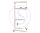 ZNTS Seville 2 Door Wardrobe 100-101-062