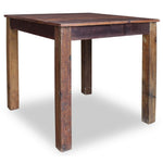 ZNTS Dining Table Mixed Recycled Wood 82x80x76 cm 244495