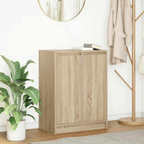 Sideboard Sonoma Oak 57x34x76 cm Engineered Wood 861618