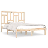 Bed Frame without Mattress Solid 140x190 cm Wood Pine 3104523
