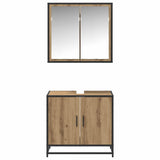 Bathroom Furniture Set 2 pcs Artisan Oak Engineered Wood 3402469
