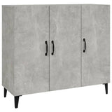 Sideboard Concrete Grey 90x34x80 cm Engineered Wood 812505
