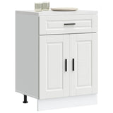 Kitchen Base Cabinet Porto White Engineered Wood 853967