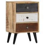 ZNTS Bedside Cabinet 40x30x60 cm Solid Mango Wood 282875