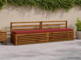 2-Piece Bench Cushions VUGHT 2 pcs 100% Polyester Red 950953
