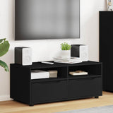TV Cabinet with Drawer Black 100 x 48 x 43 cm Engineered Wood 888928