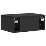 Bedside Cabinet 2 pcs Black 49 x 34.5 x 20 cm Engineered Wood 897938