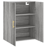 Wall Mounted Cabinet Grey Sonoma 69.5x34x90 cm 828418