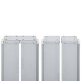 Retractable Side Awning Blue 120x1000 cm 48482