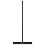Garden Leveling Rake Black 75 x 25 x 200 cm Powder-Coated Steel 42011363