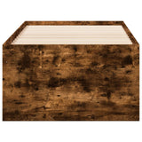Daybed Smoked Oak Engineered Wood 90 x 200 cm Storage Daybed 3280248