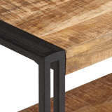 TV Cabinet 120x30x40 cm Rough Mango Wood 320679
