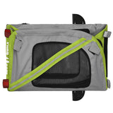 Pet Bike Trailer Green and Black Oxford Fabric and Iron 93892
