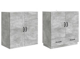 Cabinet Set 2 pcs Engineered Wood 3416775