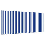 Retractable Awning Manual Blue and anthracite 350 x 250 cm 3330201