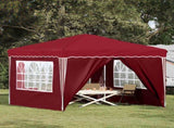 Pop-up Party Tent 288 x 288 x 245 cm Burgundy Oxford Fabric 42019774