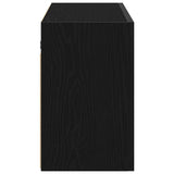 Bathroom Wall Cabinet Black 100x25x40 cm Engineered Wood 860104