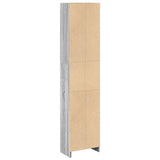 Bookcase Grey Sonoma 40x24x176 cm Engineered Wood 857797